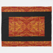 Koningin van de Vlinders 67 Fleece Deken (Voorkant (Horizontaal))