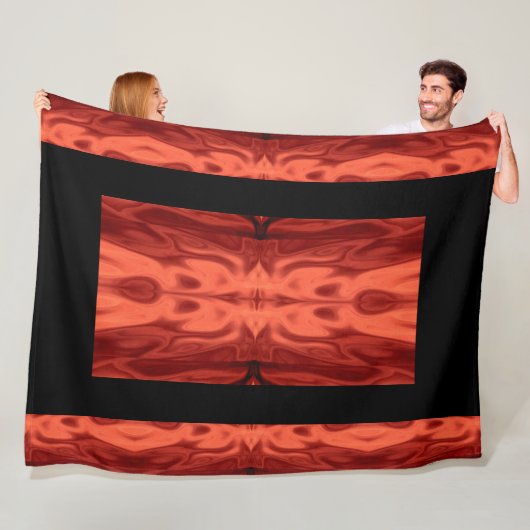 Koningin van de vlinders 71 fleece deken (In situ)
