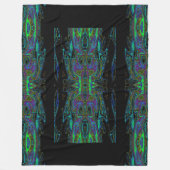 Koningin van de Vlinders 95 Fleece Deken (Voorkant)