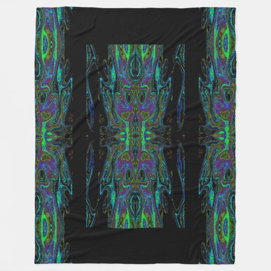 Koningin van de Vlinders 95 Fleece Deken (Voorkant)