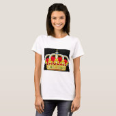 Koningin van de voedselkunst t-shirt (Voorkant volledig)