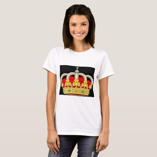 Koningin van de voedselkunst t-shirt (Voorkant volledig)