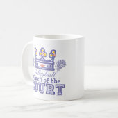 Koningin van de volleybalMok van het Hof Koffiemok (Voorkant links)