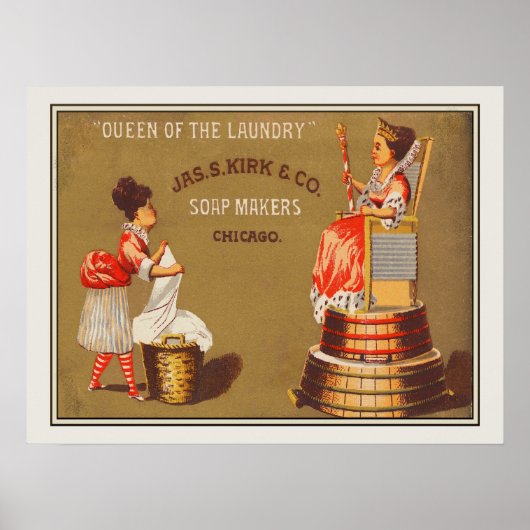  koningin van de waszeep en de waterpoep poster (Voorkant)