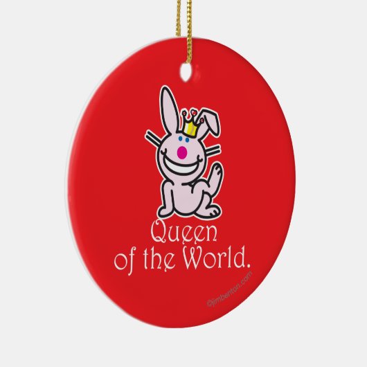 koningin van de wereld keramisch ornament (Rechts)