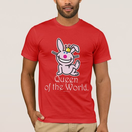 koningin van de wereld t-shirt (Voorkant)