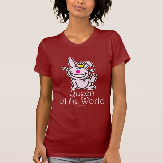koningin van de wereld t-shirt (Voorkant)
