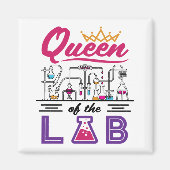 koningin van de wetenschapswetenschapper van het l magneet (Voorkant)