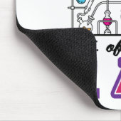 koningin van de wetenschapswetenschapper van het l muismat (Hoek)