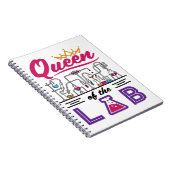 koningin van de wetenschapswetenschapper van het l notitieboek (Rechterzijde)