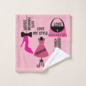 KONINGIN VAN DE WINKEL COLLECTIE BAD HANDDOEK (Wasdoekje)
