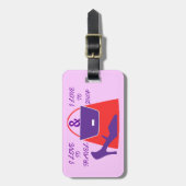 KONINGIN VAN DE WINKEL COLLECTIE BAGAGELABEL (Voorkant verticaal)