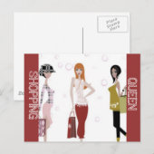 KONINGIN VAN DE WINKEL COLLECTIE BRIEFKAART (Voorkant / Achterkant)