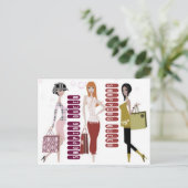 KONINGIN VAN DE WINKEL COLLECTIE BRIEFKAART (Staand voorkant)