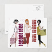 KONINGIN VAN DE WINKEL COLLECTIE BRIEFKAART (Voorkant / Achterkant)