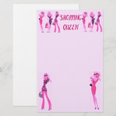 KONINGIN VAN DE WINKEL COLLECTIE BRIEFPAPIER (Voorkant / Achterkant)