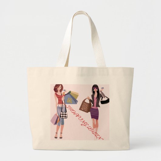 KONINGIN VAN DE WINKEL COLLECTIE GROTE TOTE BAG (Voorkant)