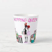KONINGIN VAN DE WINKEL COLLECTIE LATTE MOK (Voorkant)