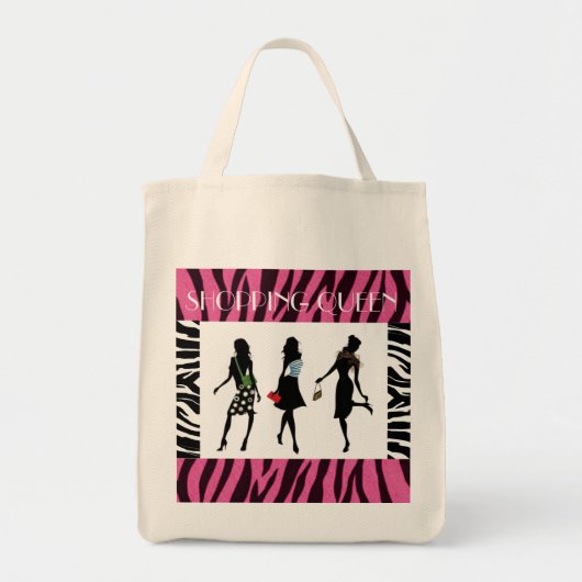 KONINGIN VAN DE WINKEL COLLECTIE TOTE BAG (Voorkant)