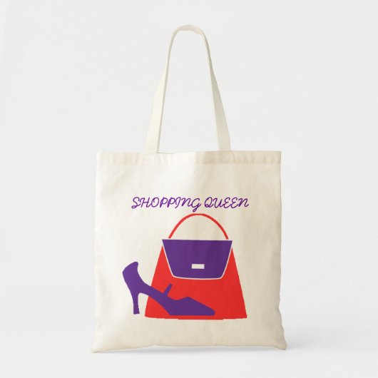 KONINGIN VAN DE WINKEL COLLECTIE TOTE BAG (Voorkant)
