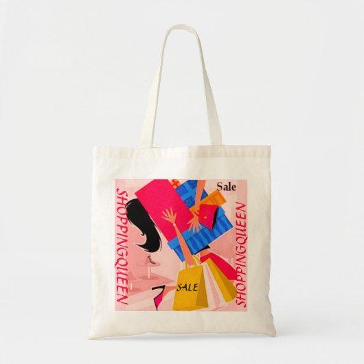 KONINGIN VAN DE WINKELCOLLECTIE TOTE BAG (Voorkant)
