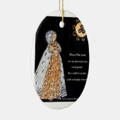 Koningin van de Wintervrede Keramisch Ornament (Rechts)