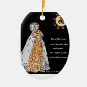 Koningin van de Wintervrede Keramisch Ornament (Voorkant)