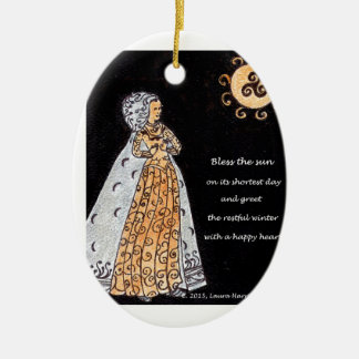 Koningin van de Wintervrede Keramisch Ornament