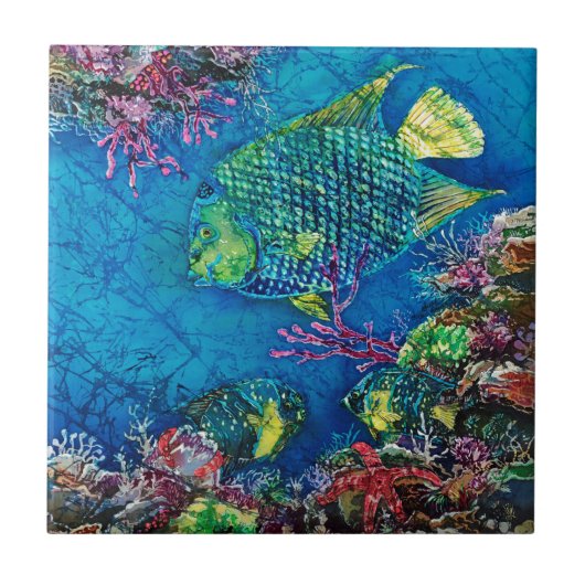 Koningin van de Zee Tile Tegeltje (Voorkant)