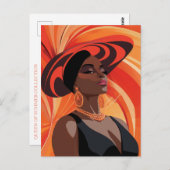 KONINGIN VAN DE ZOMER #1 BRIEFKAART (Voorkant / Achterkant)