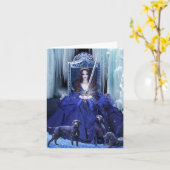 Koningin van de zwaarden kaart (Gele Bloem)