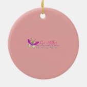 Koningin van de Zwarte Kat hemel Keramisch Ornament (Achterkant)