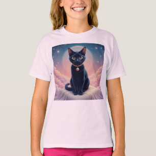 Koningin van de Zwarte Kat hemel T-shirt