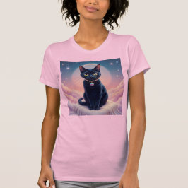 Koningin van de Zwarte Kat hemel T-shirt