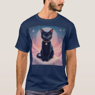 Koningin van de Zwarte Kat hemel T-shirt