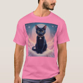 Koningin van de Zwarte Kat hemel T-shirt (Voorkant)