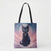 Koningin van de Zwarte Kat hemel Tote Bag (Voorkant)