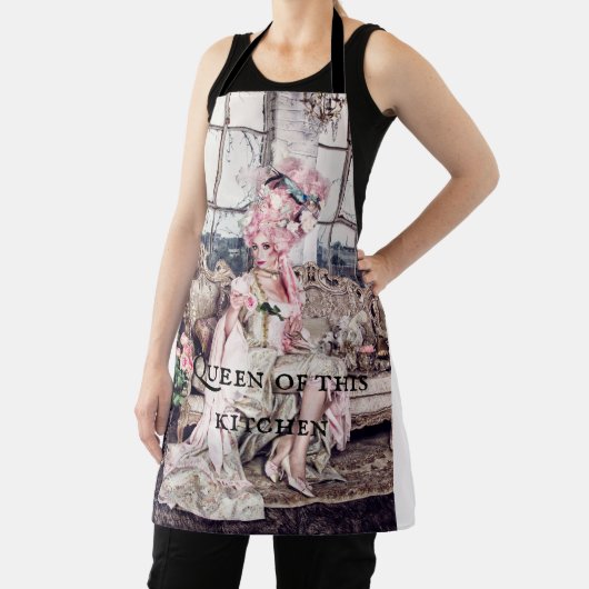 Koningin van deze keuken schort (Insitu)