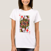koningin van diamanten t-shirt (Voorkant)