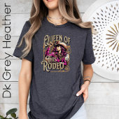 Koningin van dit Rodeo T-shirt, Cowgirl Gift, Meis T-shirt