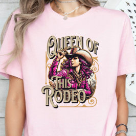 Koningin van dit Rodeo T-shirt, Cowgirl Gift, Meis T-shirt