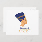 koningin van Egypte Briefkaart (Voorkant / Achterkant)