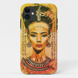 Koningin van Egypte - moderne neo-farao kunst Case-Mate iPhone Case