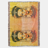 Koningin van Egypte - moderne neo-farao kunst Deken (Voorkant Verticaal)