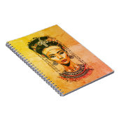 Koningin van Egypte - moderne neo-farao kunst Notitieboek (Rechterzijde)