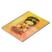 Koningin van Egypte - moderne neo-farao kunst Notitieboek (Linkerzijde)