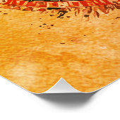 Koningin van Egypte - moderne neo-farao kunst Perfect Poster (Hoek)