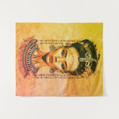 Koningin van Egypte - moderne neo-farao kunst Wandkleed (Voorkant (horizontaal))