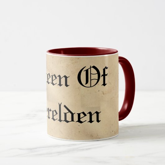 Koningin van Ferelden Coffee Mok! Mok (Voorkant rechts)