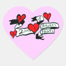 Koningin Van Gebroken Harten Sticker